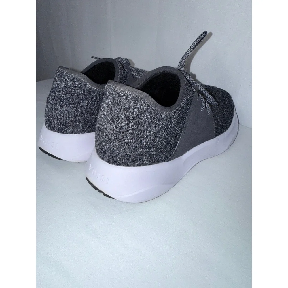 Vessi Everyday Waterproof Sneakers Women's 9 Gray‎ Knit Lace Up Comfort Shoes